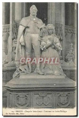 Ansichtskarte AK Dreux Chapelle Saint Louis Tombeau De Louis Philippe