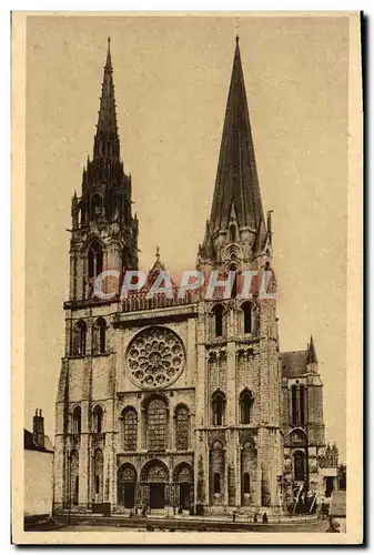 Cartes postales Chartres La Cathedrale