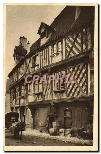 Ansichtskarte AK La Douce France Chartres La Maison du Saumon Cheval