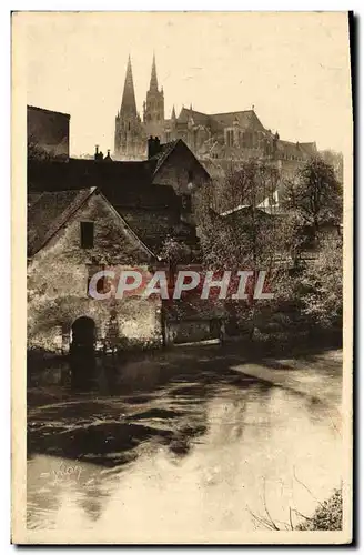 Ansichtskarte AK La Douce France Chartres Matinee De Printemps Sur Les Bords De l&#39Eure