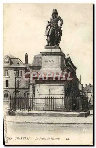 Ansichtskarte AK Chartres La statue De Marceau