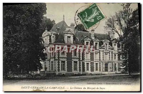 Cartes postales Saint Germain La Campagne Le Chateau Du Marquis De Sayve