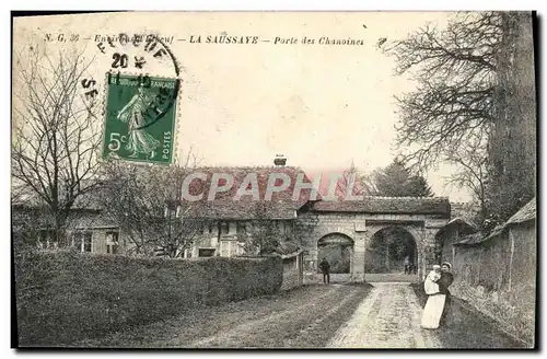 Ansichtskarte AK Environs D&#39Elbeuf La Saussaye Porte Des Chanoines