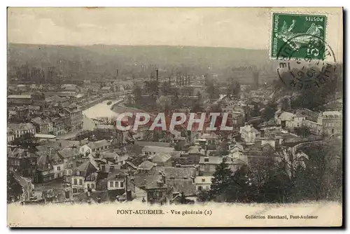 Cartes postales Pont Audemer Vue Generale