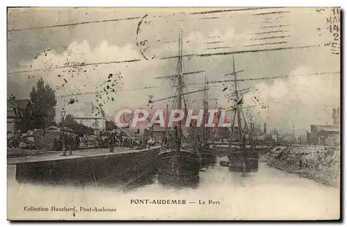 Cartes postales Pont Audemer Le Port Bateaux