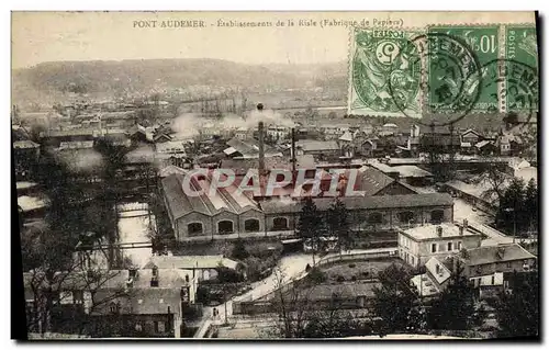 Ansichtskarte AK Pont Audemer Etablissements De La Risle Fabrique de Papier