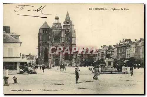 Cartes postales Le Neubourg L&#39Eglise Et La Plage