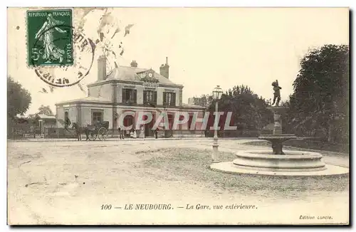 Cartes postales Le Neubourg La Gare Vue Exterieure