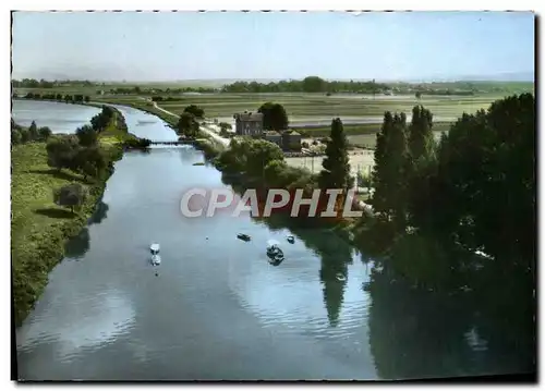 Cartes postales moderne En Avion Au Dessus De Martot Le Barrage