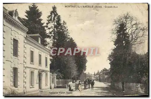 Cartes postales Montreuil L'Argille Grande Rue