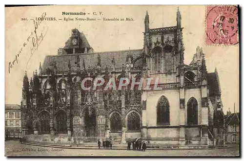 Ansichtskarte AK Normandie Louviers Eglise Notre Dame