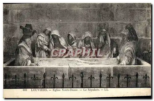 Cartes postales Louviers Eglise Notre Dame Le Sepulcre