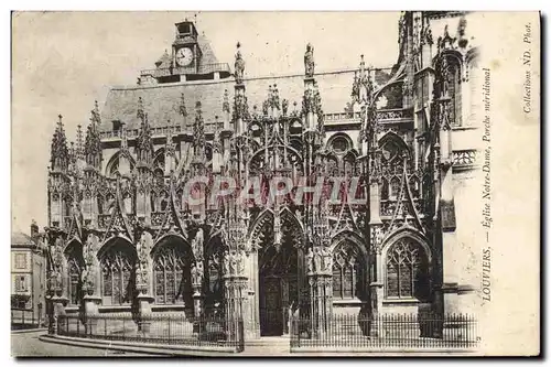 Cartes postales Louviers Eglise Notre Dame Porche Meridional