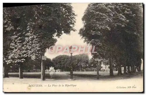 Cartes postales Louviers La Place De La Republique