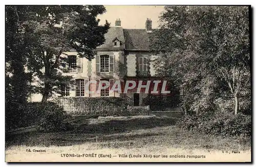 Cartes postales Lyons La Foret Villa Louis XIII Sur Les Anciens Remparts