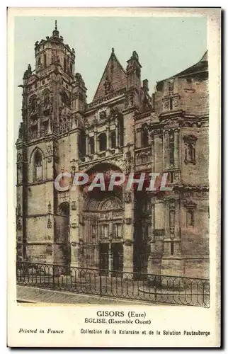 Cartes postales Gisors Eglise