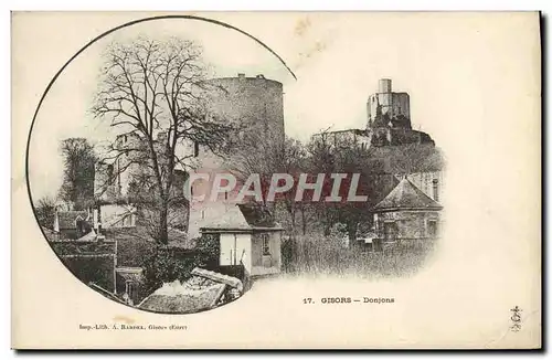 Cartes postales Gisors Donjons