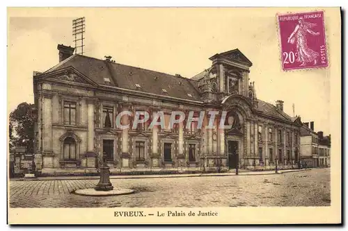 Ansichtskarte AK Evreux Le Palais De Justice