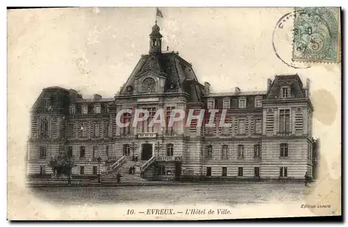 Cartes postales Evreux L'Hotel De Ville
