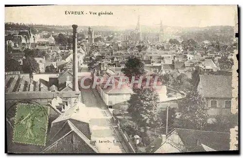 Cartes postales Evreux Vue Generale