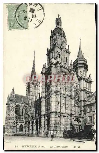 Cartes postales Evreux La Cathedrale