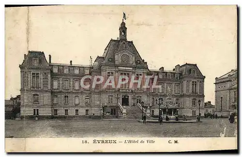 Cartes postales Evreux L&#39Hotel De Ville