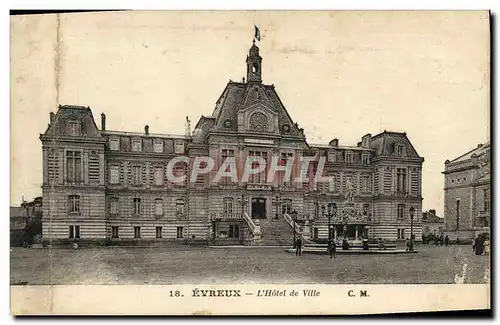 Cartes postales Evreux L'Hotel De Ville