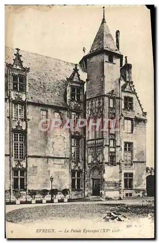 Cartes postales Evreux Le Palais Episcopal