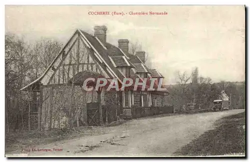 Cartes postales Cocherel Chaumiere Normande