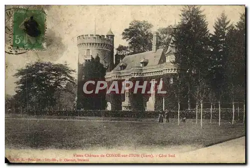 Cartes postales Vieux Chateau De Conde Sur Iton Cote Sud