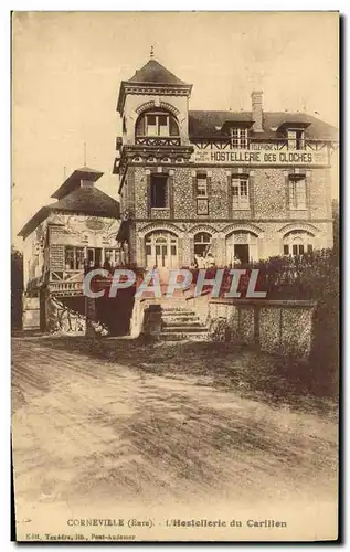 Ansichtskarte AK Corneville L&#39Hostellerie Du Carillon Hostellerie des Cloches