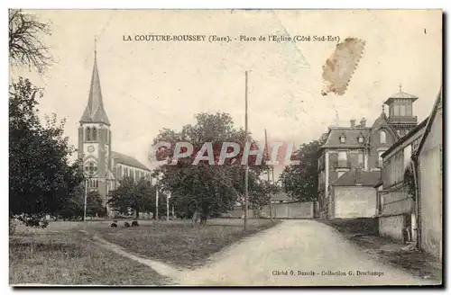 Cartes postales La Couture Boussey Place De l&#39Eglise