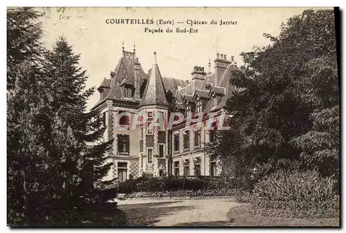 Cartes postales Courteilles Chateau Du Jarrier Facade Du Sud Est