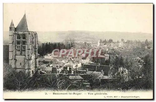 Cartes postales Beaumont Le Roger Vue Generale