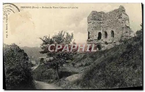 Ansichtskarte AK Brionne Ruines du Vieux Chateau