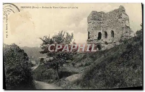 Cartes postales Brionne Ruines du Vieux Chateau