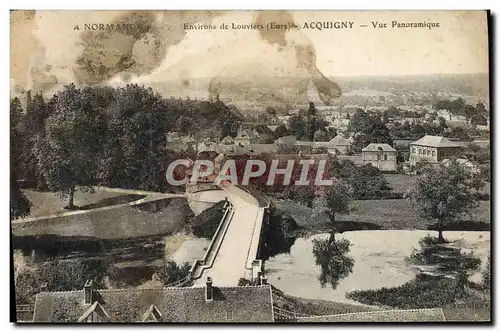 Cartes postales Environs de Louviers Acquigny Vue Panoramique