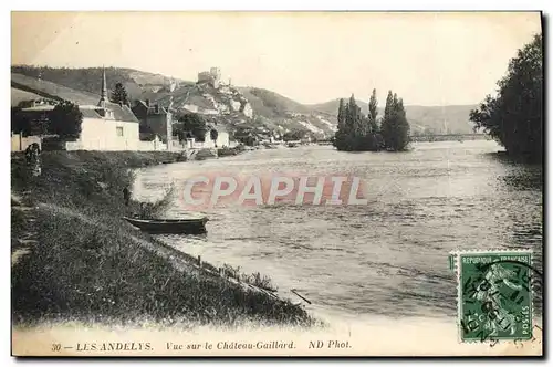 Cartes postales Les Andelys Vue sur le Chateau Gaillard