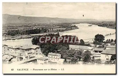 Cartes postales Valence Panorama sur le Rhone