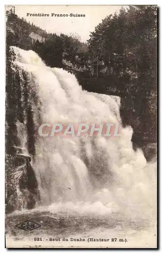 Cartes postales Frontiere Francio Suisse Saut du Doubs