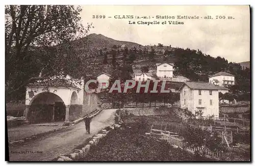 Cartes postales Clans Statin Estivale La Chapelle et Villas