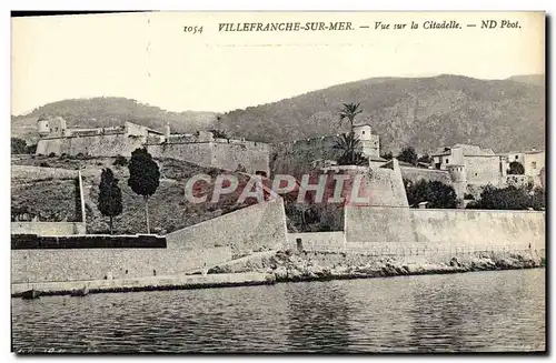 Cartes postales Villefranche Sur Mer Vue sur la Citadelle