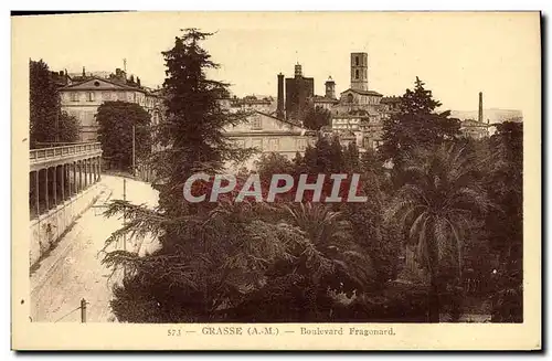 Cartes postales Grasse Boulevard Fragonard