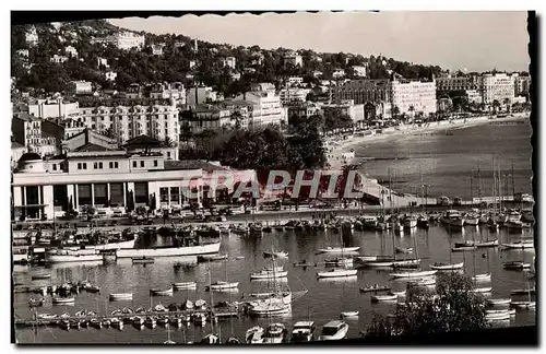 Cartes postales moderne Cannes Le Port le casino la Croisette Bateaux