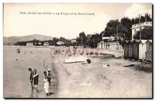 Cartes postales Juan les Pins La Plege et le Boulevard