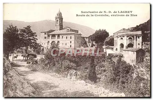 Ansichtskarte AK Sanctuaire de De ND de Laghet Route de la Corniche environs de Nice