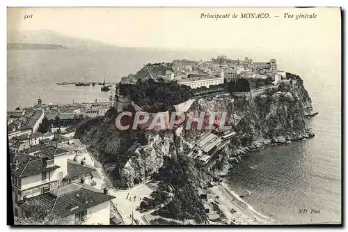 Cartes postales Principaute de Monaco Vue Generale