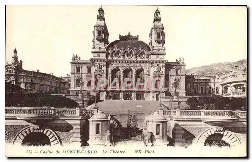 Cartes postales Casino de Monte Carlo Le Theatre