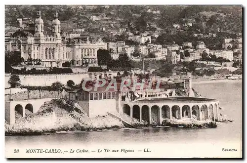 Cartes postales Monte Carlo Le Tir aux Pigeons