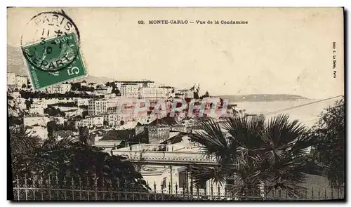 Cartes postales Monte Carlo Vue de la Condamine